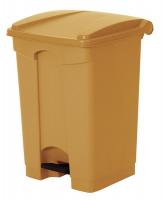6GAJ8 Step On Container, Square, 12 G, Beige