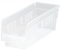 6GAR6 Clear-View Bin, H 4 x W 4-1/8 x D 11-5/8