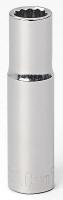 6GAV7 Socket, Deep, 3/8 Dr, 12 Pt, 10mm, Chrome