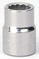 6GAV8 Socket, 3/8 Dr, 12 Pt, 10mm, Chrome
