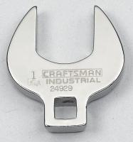 6GCK5 Crowfoot Wrench, 3/8 Dr, 1 In, Chrome