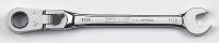 6GCL5 Ratcheting Combo Wrench, 7/16 in, Flexible