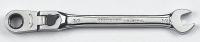 6GCL8 Ratcheting Combo Wrench, 3/8 in., Flexible