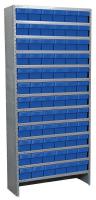 6GDD8 Shelving Unit, H79xW36xD12, w/(72) 4KEZ7
