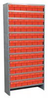 6GDF3 Shelving Unit, H79xW36xD18, w/(72) 4KEY8