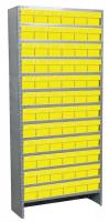 6GDF5 Shelving Unit, H79xW36xD18, w/(72) 4KEZ4