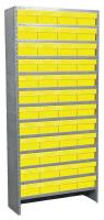 6GDG0 Shelving Unit, H79xW36xD18, w/(48) 4KEZ5