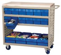 6GDH5 Louvered Cart, 36 In. H, 37 In. L, 800 lb.