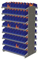 6GDK7 Double Sided Pick Rack, 36.75InWx60.25InH