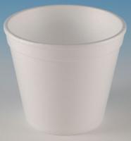 6GEF1 Container, Disposable, White, 8 Oz, PK 1000