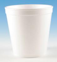 6GEF4 Container, Disposable, White, 16 Oz, PK 500