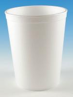 6GEF8 Container, Disposable, White, 32 Oz, PK 250