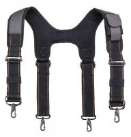 6GFP8 Padded Tool Belt Suspenders, 13x4-1/2x3