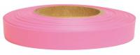 6GJN0 Flagging Tape, Pink Glo, 150ft x 1-3/16 In