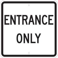 6GLY9 Traffic Sign, 18 x 18In, BK/WHT, ENGR GR AL