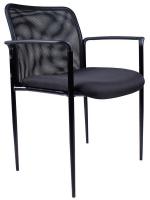 6GNN3 Guest Chair, Mesh Back, Black