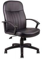 6GNN4 Executive Chair, Leather, Black