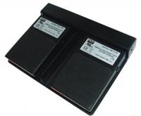 6GPD8 Two Pdl Lght Dty Foot Switch, Mmntry Actn