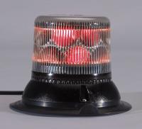 6GPN8 Dual Level Strobe, Red, Mag/Suction, LED