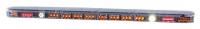 6GPW9 Low Pro Lightbar, LED, Amber, Perm, 58 In