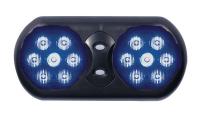 6GPX7 Visor Flip Light, LED, Blue, 11 W