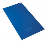 6GRA4 Tacky Mat, Blue, 24 x 45 In, PK4