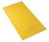 6GRD7 Tacky Mat, Yellow, 36 x 60 In, PK4