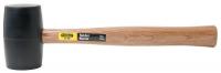 6GRH5 Rubber Mallet, Hardwood Handle, 16 Oz