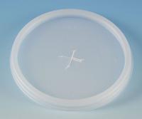 6GUK7 Disposable Lid, Straw Slot, Trans, PK 1000