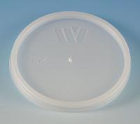 6GUL2 Disposable Lid, Vented, Transl, PK 1000
