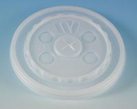 6GUL6 Disposable Lid, Straw Slot, Transl, PK 1000