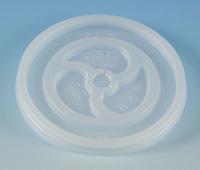 6GUM2 Disposable Lid, Non-Vented, Trans, PK 1000