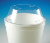 6GUM6 Disposable Lid, High Dome, Clear, PK 1000