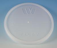 6GUP0 Disposable Lid, Vented, Translucent, PK 500
