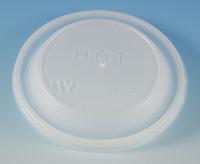 6GUP3 Disposable Lid, Dome-Vented, Trans, PK 1000