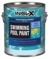 6GWA1 Pool Paint, Chlorinated Rubber, White, 1G