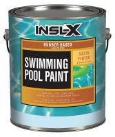 6GWC9 Pool Paint, Synth Rubber, Ocean Blue, 1 gal