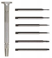 6HAT4 Slotted Screwdriver Set, Jewelers, 7 Pc