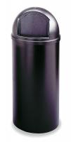 6HH66 Receptacle, Dome Top, 15 G, Black