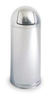 4HGR6 Round Receptacle, 15G, Mirrored Chrome