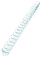 6HJW1 Binding Spines, Comb, 5/8in, White, PK100
