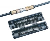 6HKC8 Coax Splice Kit, RG6/RG5-59, 60V, Black