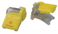 6HKE6 Wire Connector, Water Resistant, Ylw, Pk2