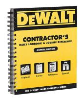6HMN2 DEWALT Contractors Daily Log/Handbook