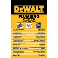 6HMR2 DEWALT Plumbing Quick Check Extreme Duty