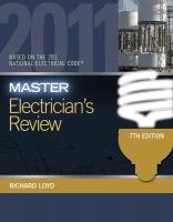 6HMU4 7th Ed, 2011, Master Electricians Review