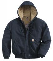 8GCA4 Flame-Resistant Jacket w/Hood, Ins, Nvy, LT