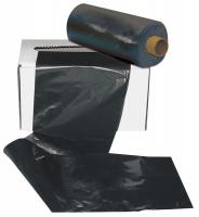 6HNG9 Cored Roll Liner, 56 Gal., Black, PK50