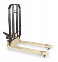 6JE32 Pallet Jack, Beige, Polyurethane, 5500 lb.