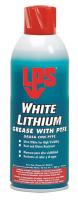 6JHY0 White Lithium Grease, W/PTFE, 16 Oz